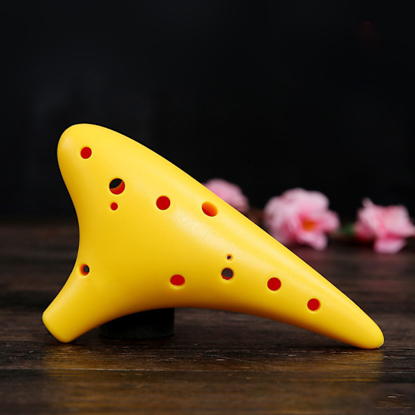 12-håls plast alt C ocarina, presentidé för nybörjarmusiker, lätt att lära sig