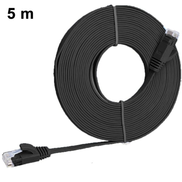 Cat6 Fladt Skærmet RJ45 Ethernet Patch Netværkskabel Belagt Stik STP Ledninger til Højhastigheds Computer Router Ethernet LAN Netværk