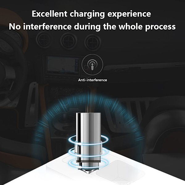 Billaddare typ c-2.4A, Lightning-billaddare, Power Drive-billaddare med certifierad kabel