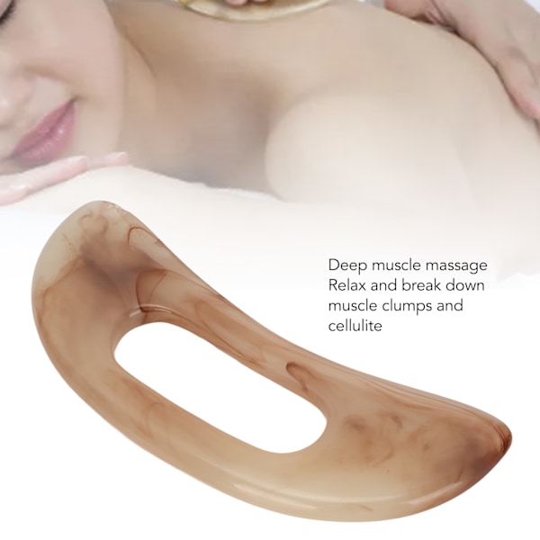 Gua Sha-massageverktyg för män och kvinnor, muskelskrapningsbräda, lymfdräneringsmassageapparat för axel och nacke