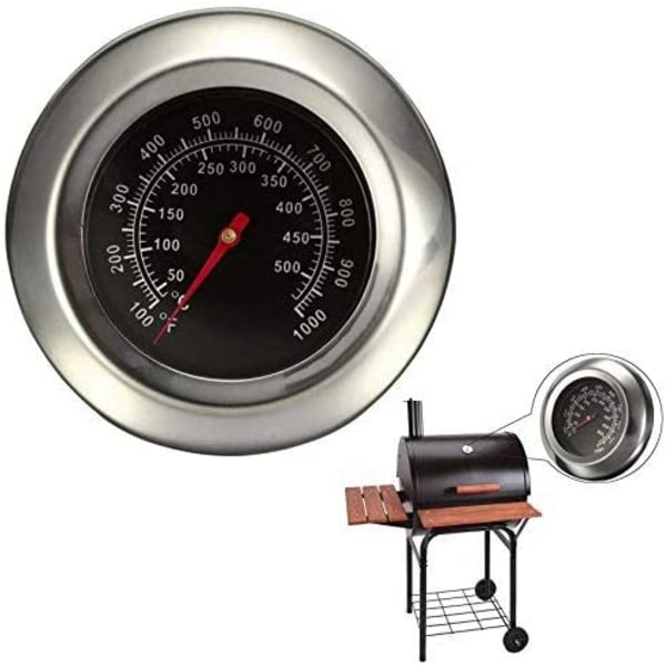 Rostfri grilltermometer, grilltermometer med sond