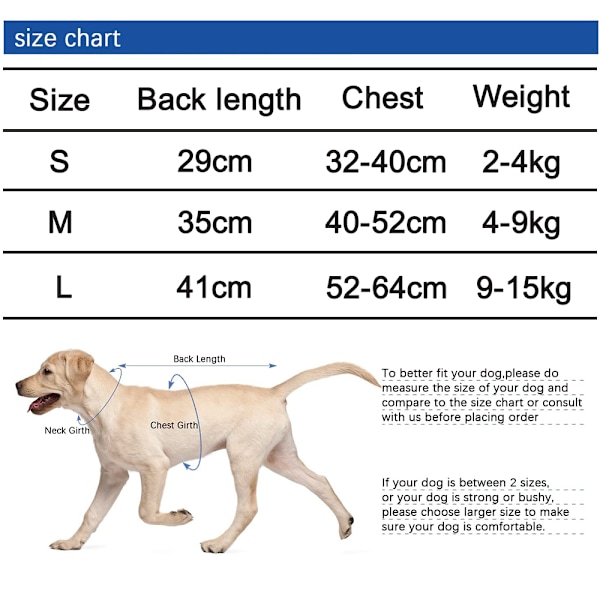 Hundegendannelsesdragt Kattedragter til Abdominal Sår Gendannelses T-shirt til Han Hun Kæledyr Kirurgisk Snug Dragt Efter Operation Anti-Slik Hund Onesies