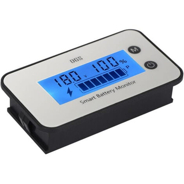 IPX7 Batterikapacitetsmonitor, DC 7-100 V 12 V 24 V 36 V 48 V Batterispänningsprocenttestare LCD-skärm LCD-skärm Bil