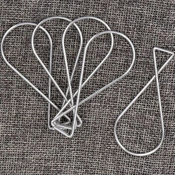 100-pack takkrokar T-formade klämmor Figur 8 klämma klämma takklämma