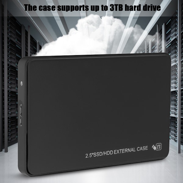2,5\" Mobilt Harddisk Eksternt Kabinet ABS 5Gbps Transmission HDD Boks USB3.0 SATASort