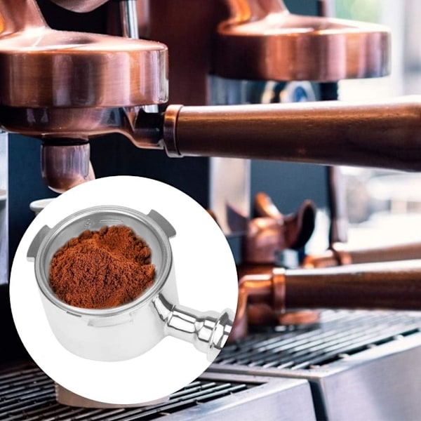 51 mm ikke-tryksat filter, kaffefilter i rustfrit stål, genanvendeligt kaffefilter si til Breville