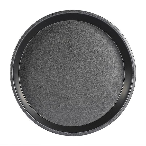 9 tum kolståls non-stick rund pizzapan mikrovågsugn bakformar formar pajform bakning