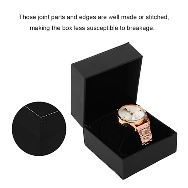 PU-klockhållare Armbandsur Displayfodral Smycken Presentförvaringslåda Organizer