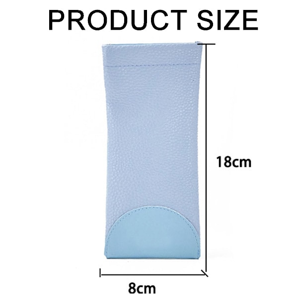 5-pack glasögonfodral - Mjukt filt slip-in fodral - Glasögonförvaringsfodral sminkväska Anti-scratch solglasögonväska