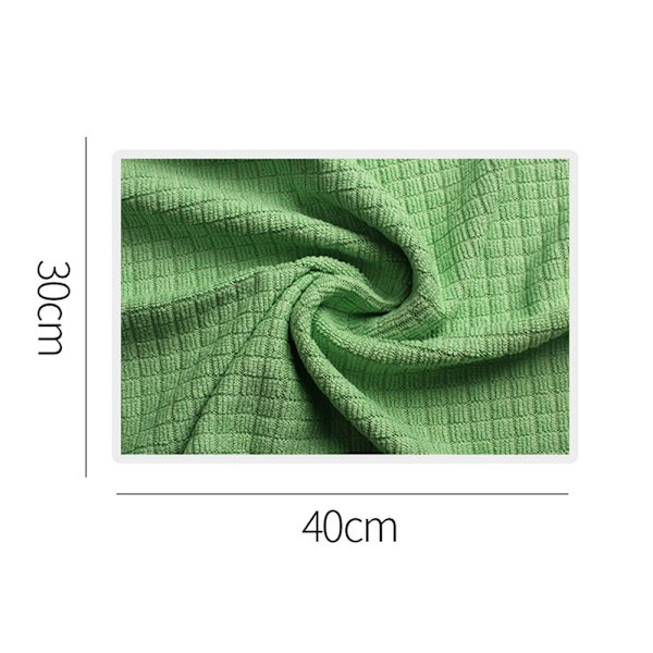 4 stk. mikrofiber kjøkkenhåndklær, utrolig absorberingsevne, lofrie mikrofiberkluter i cateringkvalitet, rengjøringsklut/vaffelklut