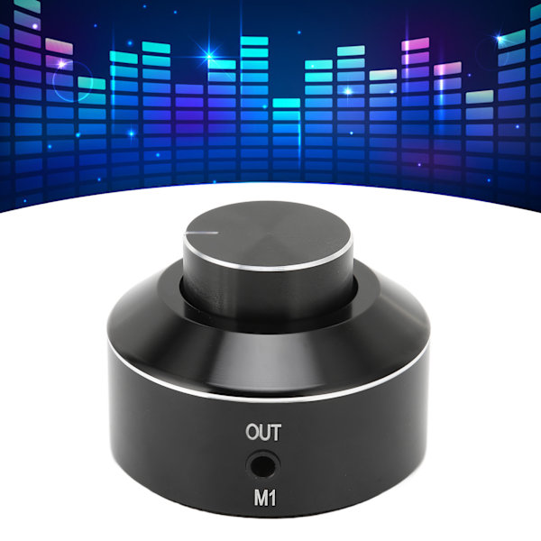 M1 Mini Aktiv Lydstyrkekontrol Knappen 3.5mm Lydstyrke Justeringsknap til at Se Videoer Spille Spil Bryllupper Fester