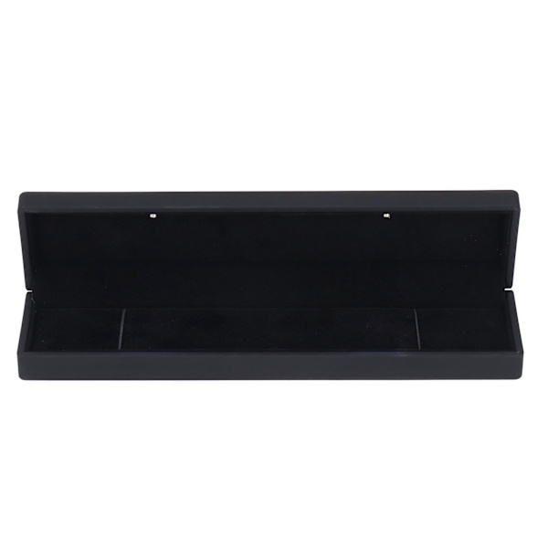 LED Smykkeskrin Elegant Fløjl Halskæde Armbånd Gave Display Case til Frieri Bryllup