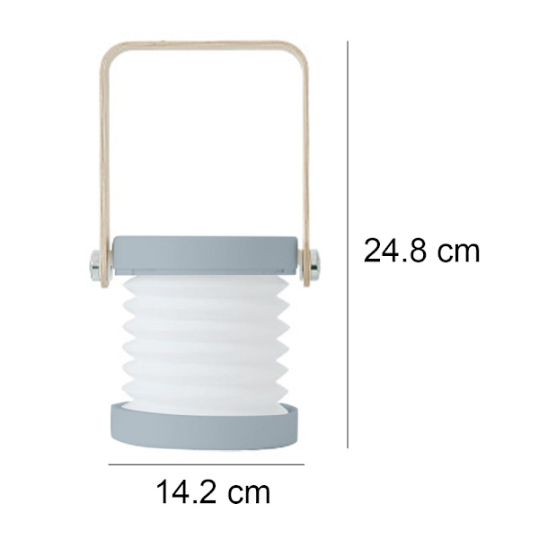 Touch Night Light Lamp, USB Rechargeable LED Cordless Desk Lights, 360° Rotatable Portable Foldable Lantern Tent Lamp for Reading, Camping and