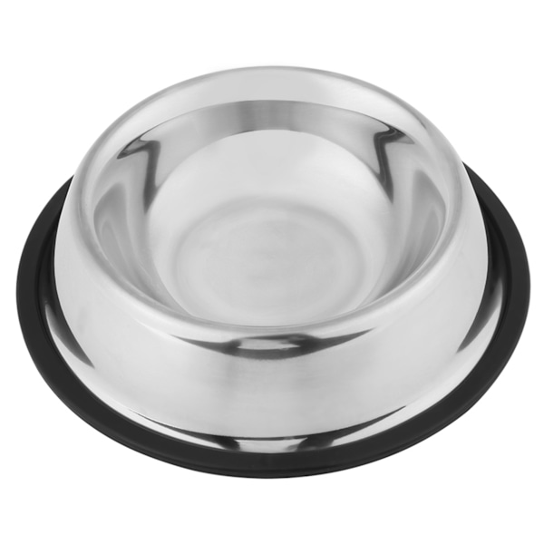 Holdbar Kæledyr Hund Hvalp Rustfrit Stål Rejse Foder Mad Vand Skål Foderskål 15cm/5.91in