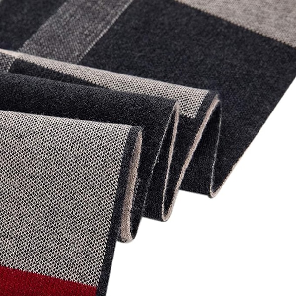 Halsduk för män Vinter Cashmere Feel Halsdukar för män Lång Mode