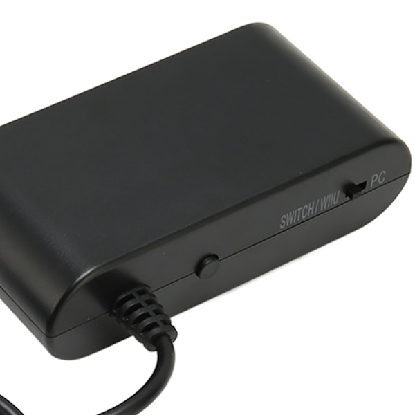 GC-kontrolleradapter 4 portar 3 i 1 spelkontrolleradapter med Turobo-funktion för Switch för Wii U PC