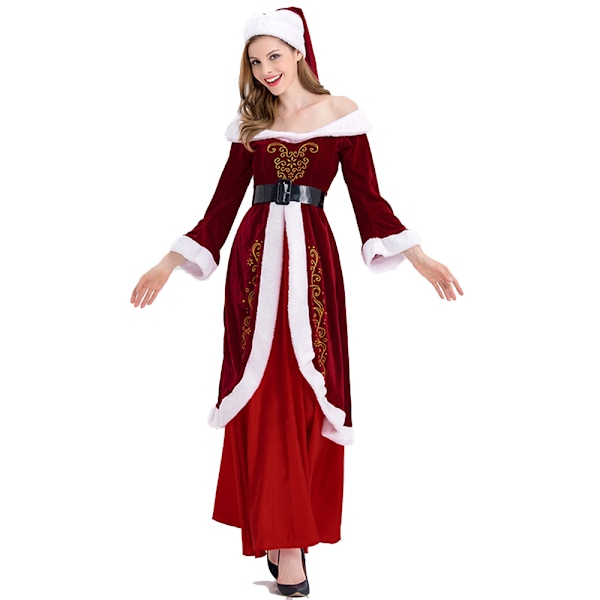 Julkläder för kvinnor i lång stil