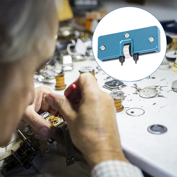 Jorest verktyg för byte av klockbatteri, verktygslåda för klocköppnare används för att vrida det öppnade klockfodralet, klocköppnare, byt ut klockarmband, reptåligt