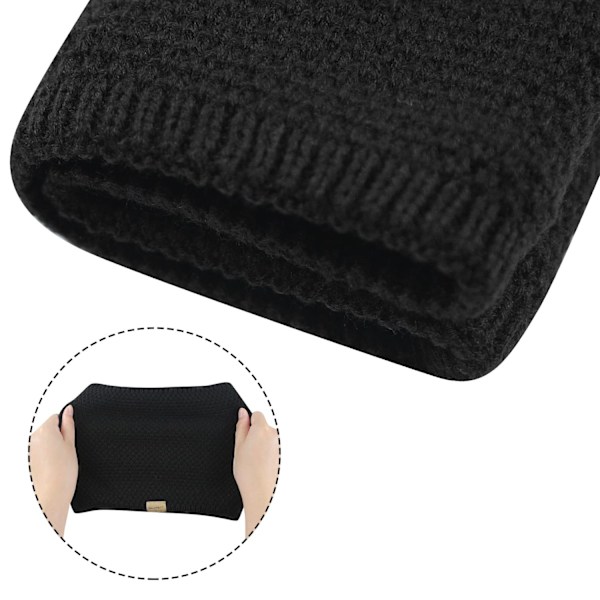 Vinter tubeskjerf, loop-skjerf, rundt skjerf, tykk fleece halsvarmer, foret, myk termisk hals, halsduk, halsvarmer for menn og kvinner,