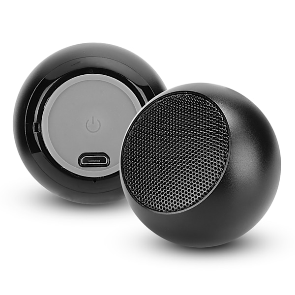 BM3D Sort Bærbar Hi-Fi Stereo Bluetooth Højttaler i Aluminium Kompakt Design Klar Lyd Håndfri Opkald Højttalerboks