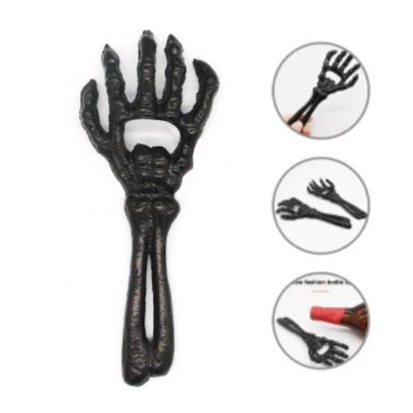 Spoof Skull Hand Öppnare för öl Utomhus Hem Metallverktyg Halloween Öppnare