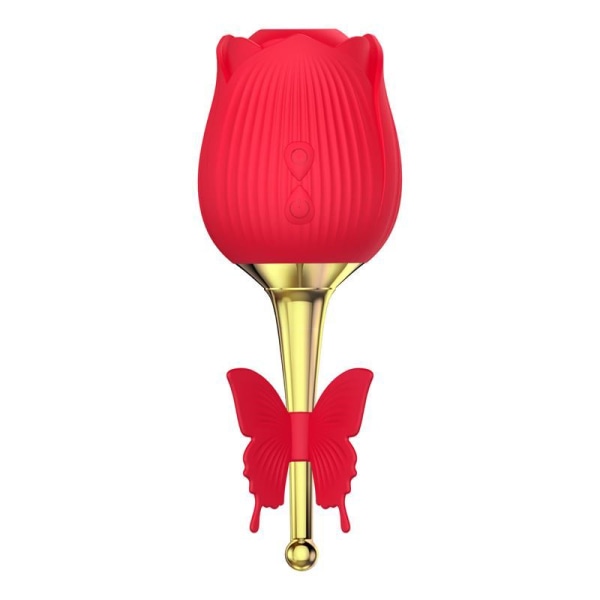 Martinella Clitoris Stimulator With Hot Red Point Vibrator - Röd Röd