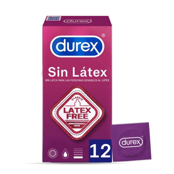 12-Pack Durex Latex Free Condoms Latexfria Kondomer Transparent