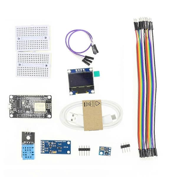 Værstasjonssett Fuktighet og Miljø Bmp180 Trykksensor Esp8266