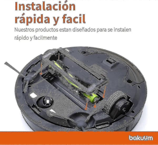 Sett med 2 hovedruller, sentralbørste for Irobot Roomba Combo R1138 / R111840 og tilbehør til robotstøvsuger