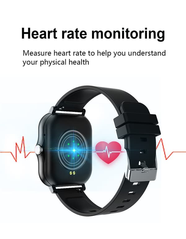 Smartklokke med Bluetooth-samtaler og aktivitetsmåler Black