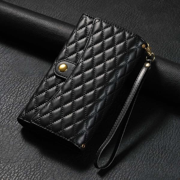 Zipper Multi-Card Lærveske For iPhone XR
