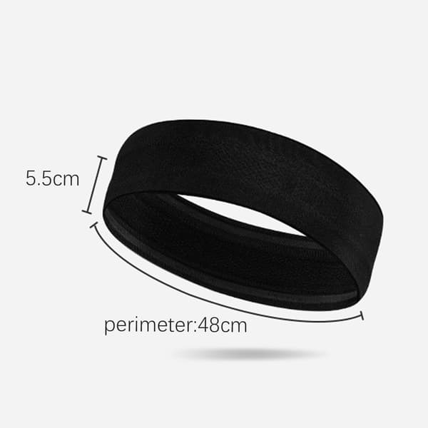 Svettband sportrem Black