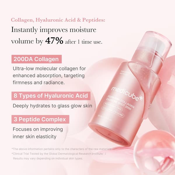 Medicube PDRN rosa kollagen eksokrin essens 2000 PPM-30ML