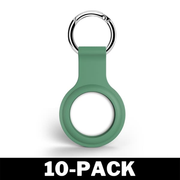 Airtag Apple Silikonikuori Avaimenperällä Vihreä 32 8-Pack