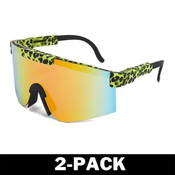 Polarisoidut urheiluaurinkolasit Unisex Punainen / Keltainen 101 1-Pack