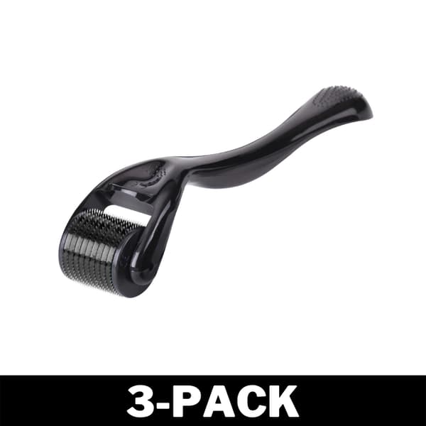 Dermaroller - Skinroller med mikronåle Sort 48 2-Pack