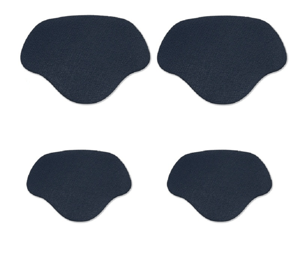 Hälskydd / reparationslappar för skoreparation 2 storlekar Blå Blue 2-pack