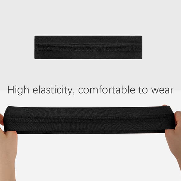 Svettband sportrem Black