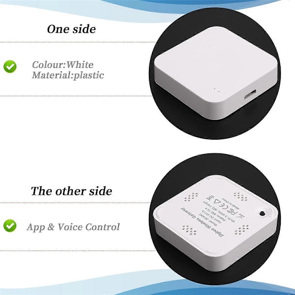 ZigBee 3.0 Smart Hub, Trådløs Gateway Bridge (FMY)