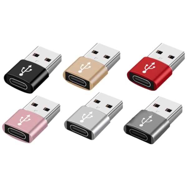 Laadukas USB-C–USB-sovitin – metallinhopea 4