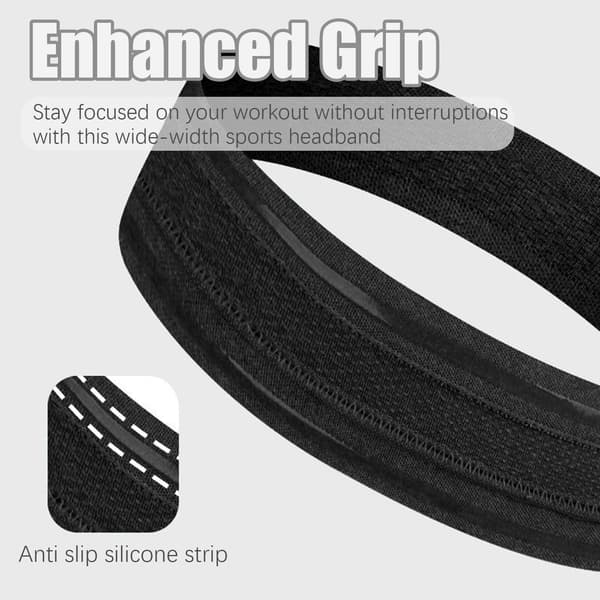 Svettband sportrem Black