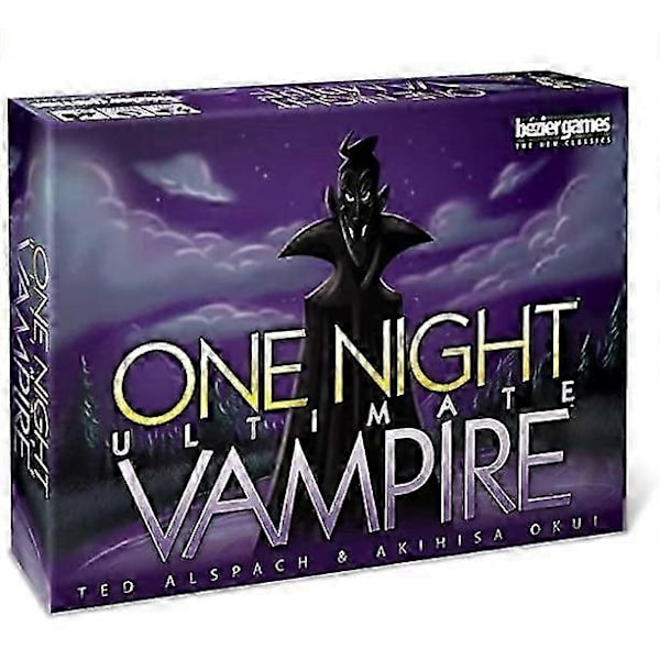 Engelsk version brætspil One Night Ultimate Werewolf Vampire