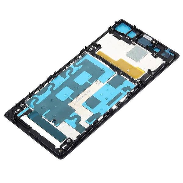 Frontdæksel LCD-ramme Bez-plade til Sony Xperia Z1 Sort Purple