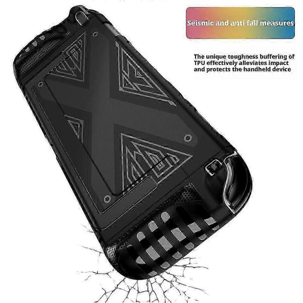 för Nintendo Switch 2 (2025) Dockningsbart fodral TPU+PC Delbart vänligt Black