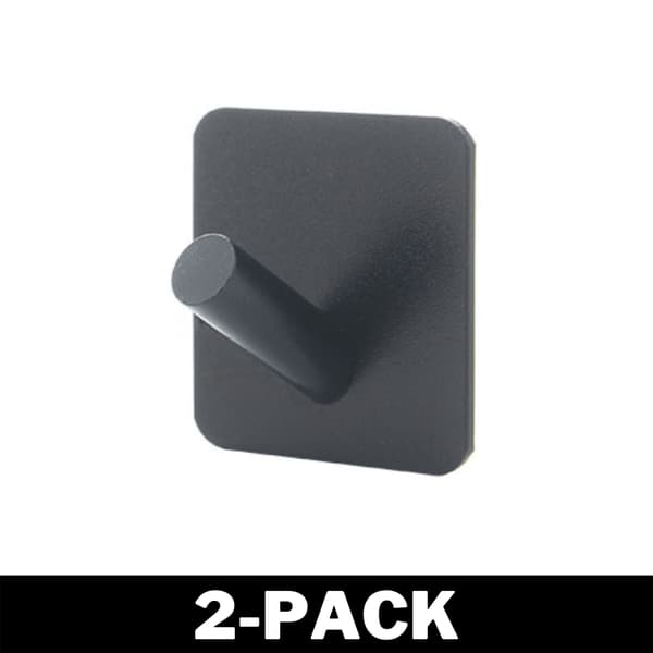 Tyylikäs pyyhekoukku - Helppo kiinnittää - Musta 96 4-Pack