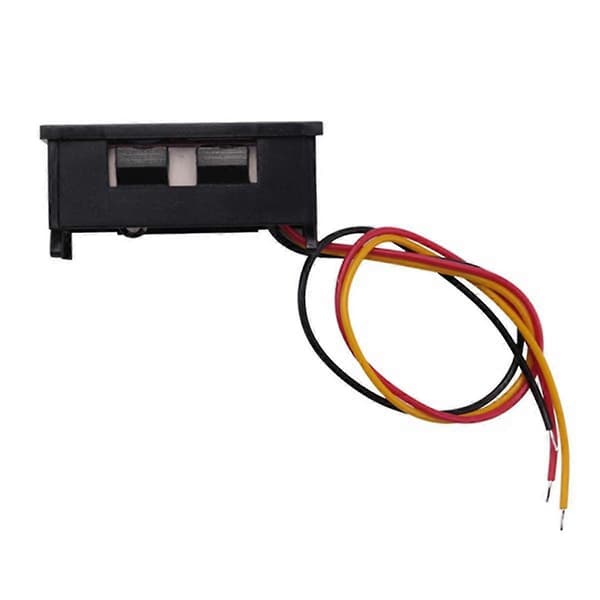 3X DC 0-99.9V 3-leder LED Digital Display Panel Volt Meter Spænding Voltmeter Bil Motor - GRØN