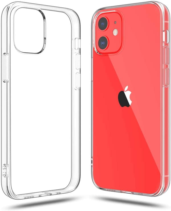 Läpinäkyvä kuori iPhone 12/12 Pro Läpinäkyvä TPU 48 3-Pack
