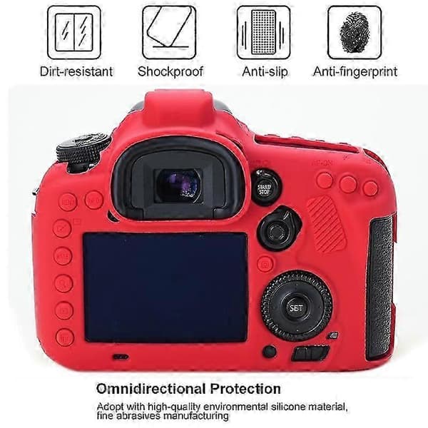 RedSoft Silikonisuojakotelo Canon EOS 7D Mark II:lle