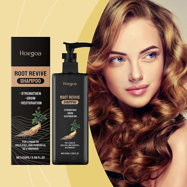 Root Activator Shampoo, Root Revive Shampoo, 100 ml hårtabsshampoo, Shampoo Root Activator, Naturlig hårvækstshampoo 1Pcs