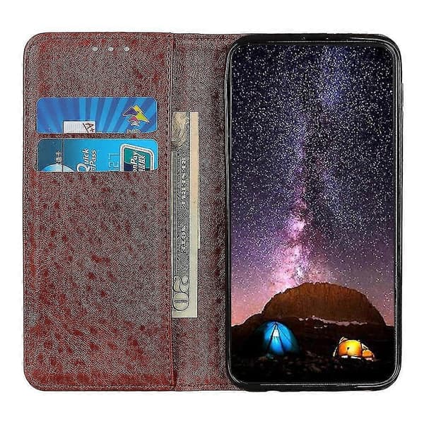 OPPO Realme X7 Pro -nahkakotelo Brown